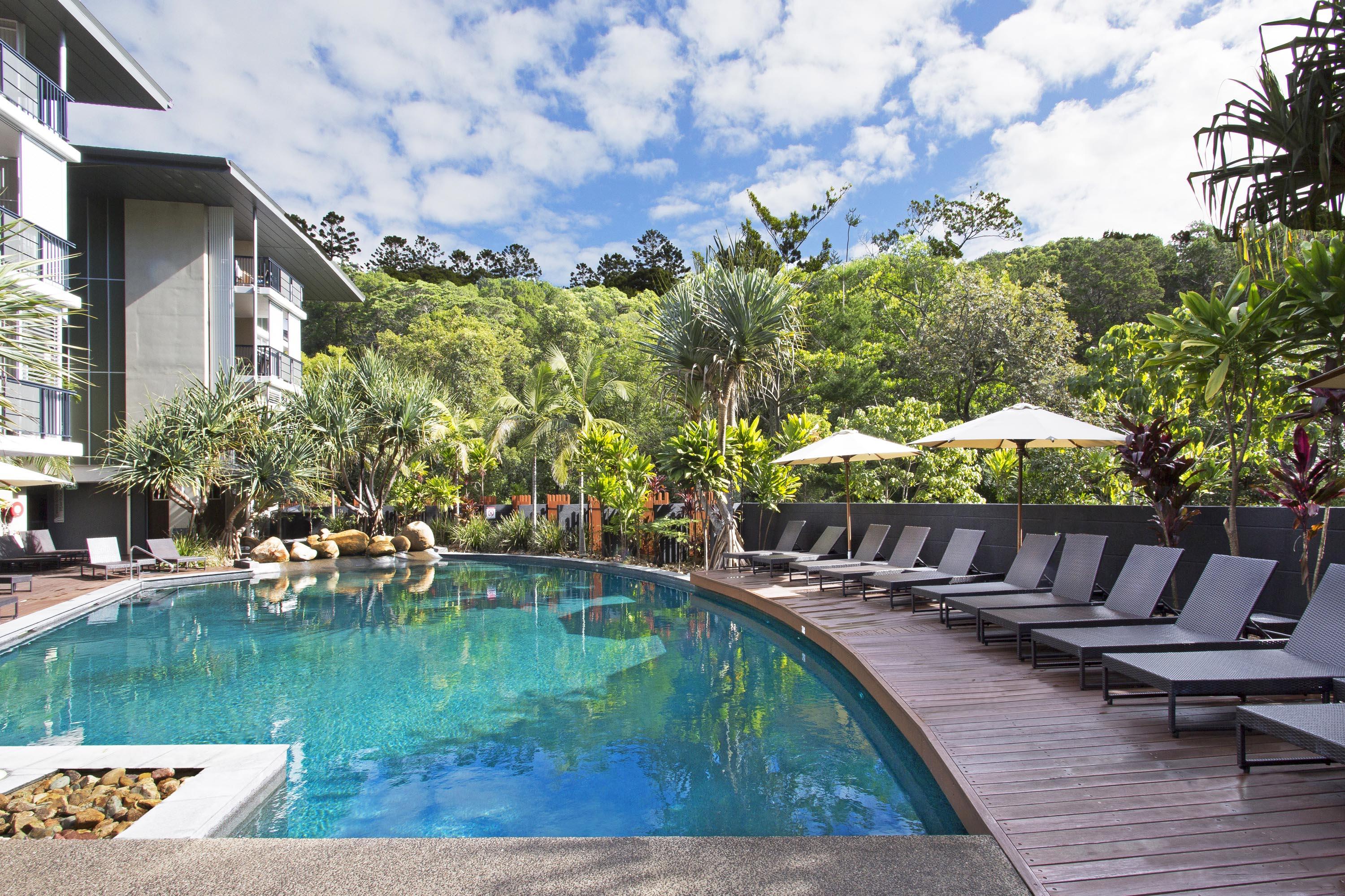 Peppers Noosa Resort And Villas Exterior foto The swimming pool at the resort